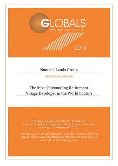 Global Awards Nautical Lands Group 2013